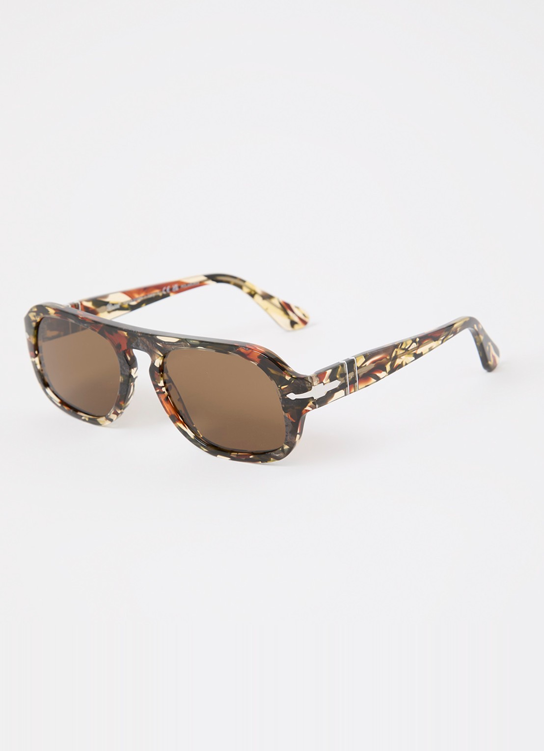Persol Retro zonnebril gepolariseerd PO3369S - voorkant 4 bruin