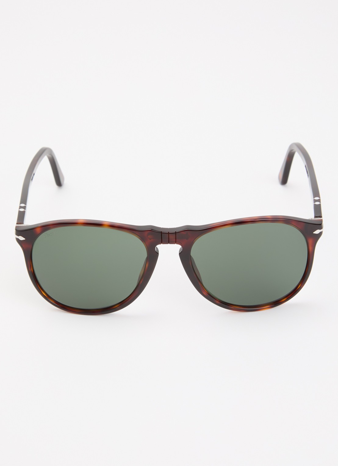 Persol Retro zonnebril P09649S - detail 2 donkerbruin