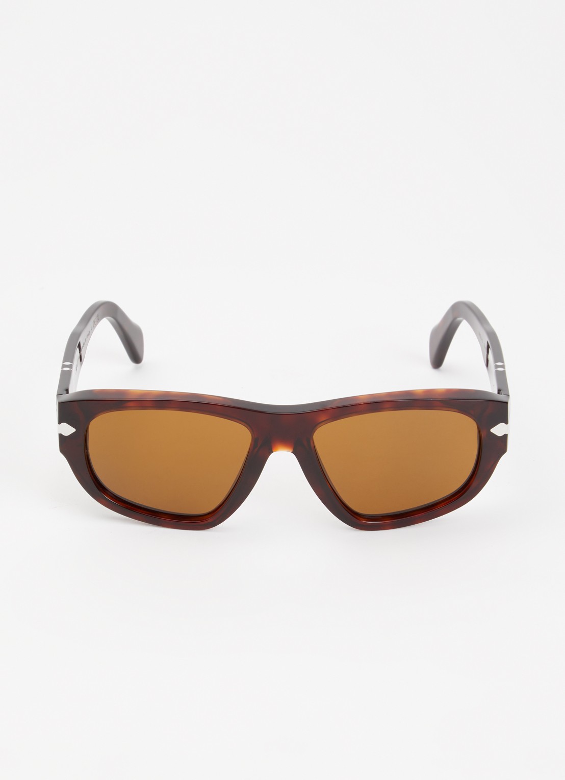 Persol Retro zonnebril PO0050S - detail donkerbruin
