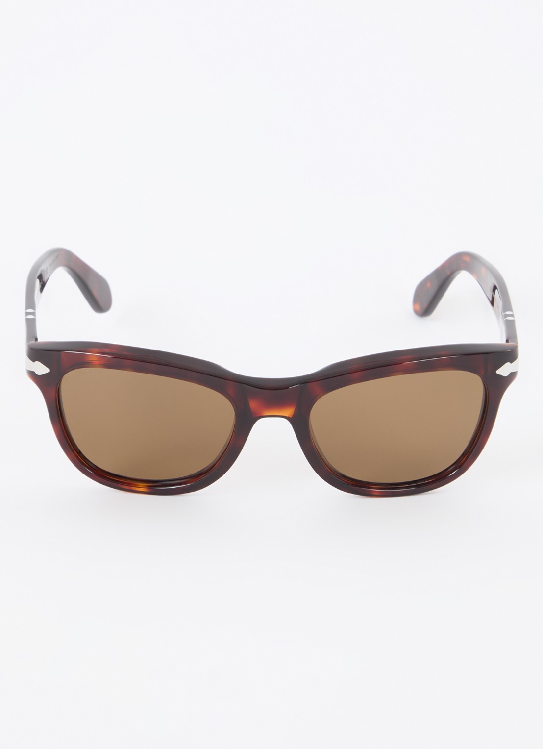 Persol Wayfarer zonnebril gepolariseerd PO0086S - voorkant 2 kastanjebruin