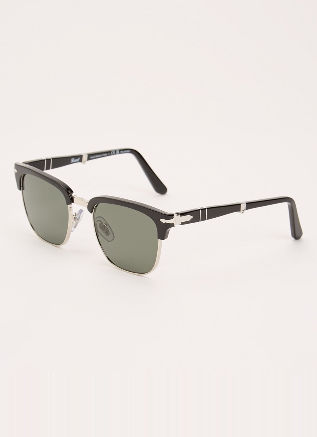 Persol Wayfarer zonnebril gepolariseerd PO3375S   - voorkant zwart