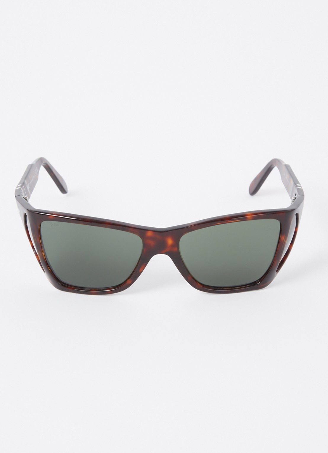 Persol Wayfarer zonnebril PO0009 - detail 2 donkerbruin