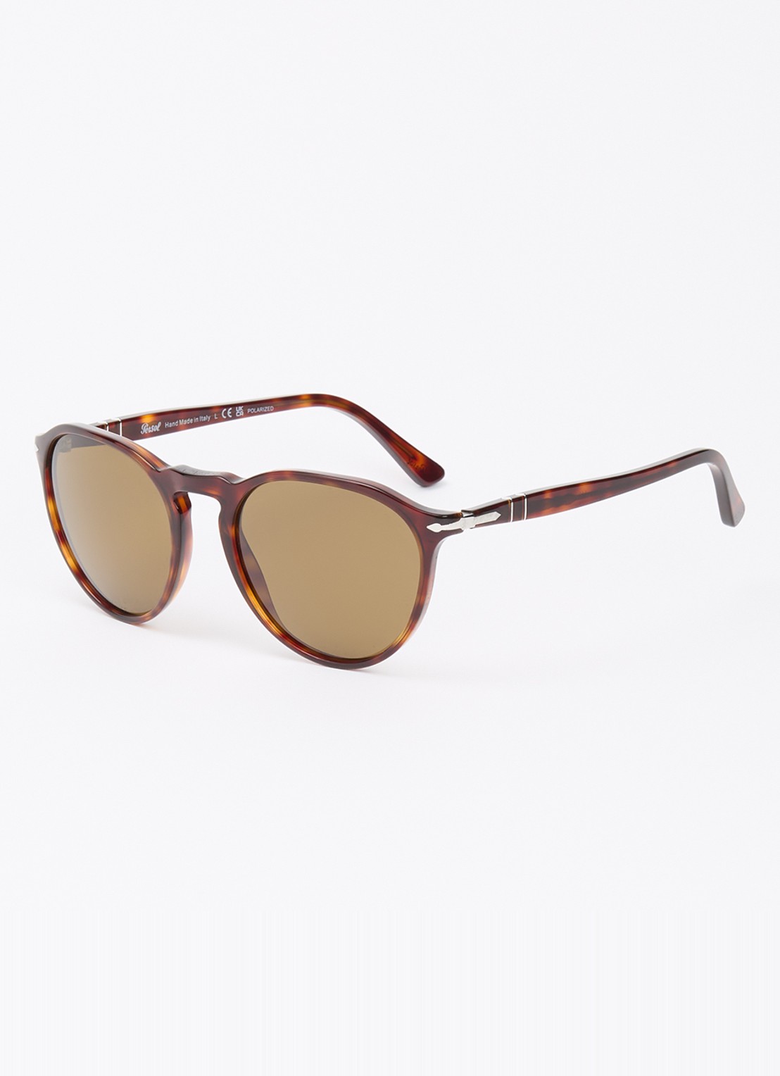 Persol Wayfarer zonnebril PO3286S - voorkant 4 donkerbruin