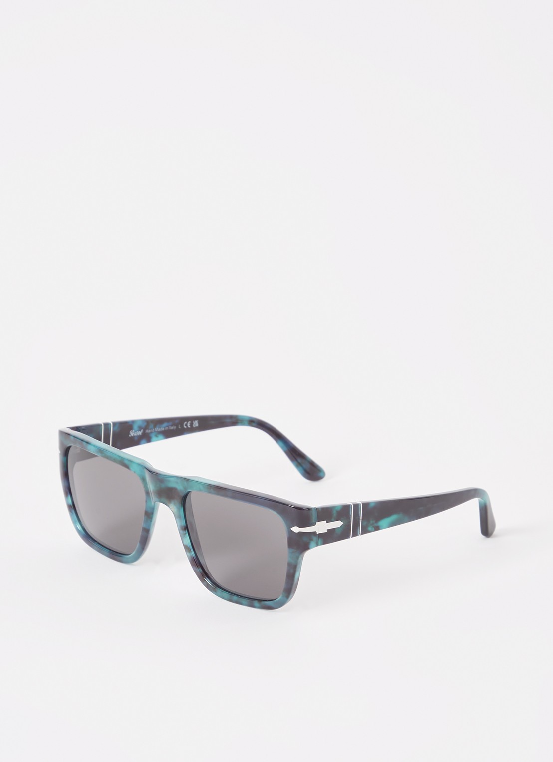 Persol Wayfarer zonnebril PO3348S - voorkant 4 zeegroen