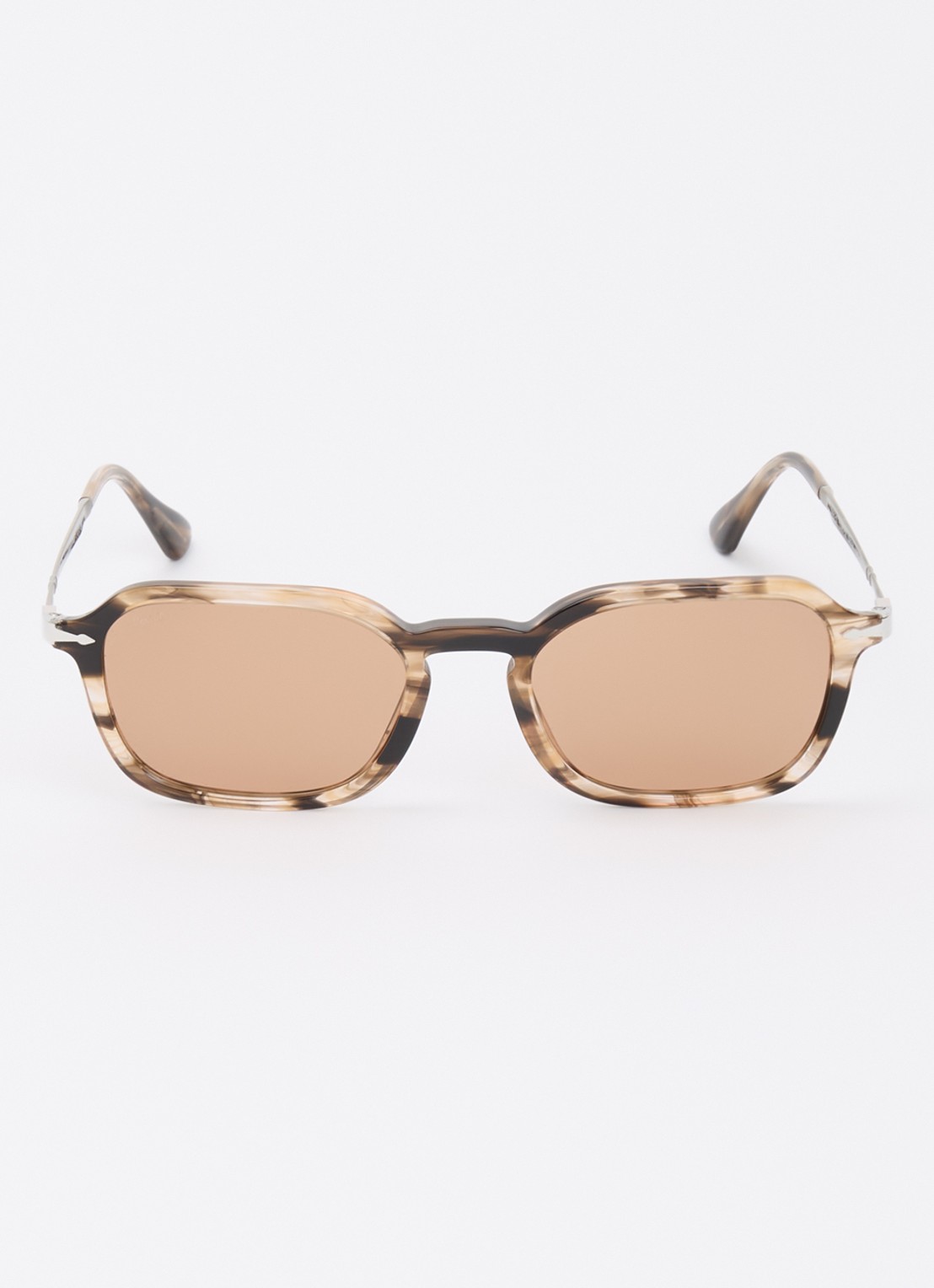 Persol Wayfarer zonnebril PO3381S - detail lichtbruin