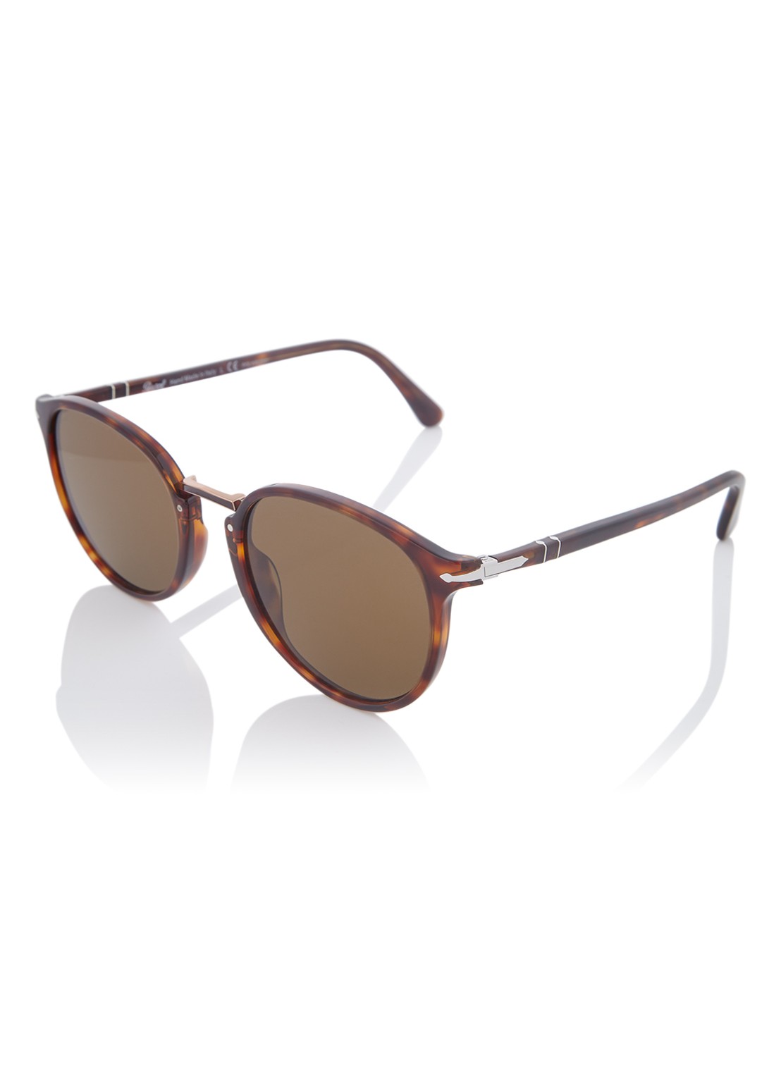 Persol Zonnebril gepolariseerd PO3210S - voorkant 3 donkerbruin
