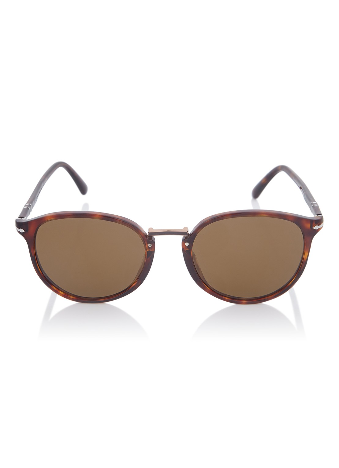 Persol Zonnebril gepolariseerd PO3210S - voorkant 4 donkerbruin