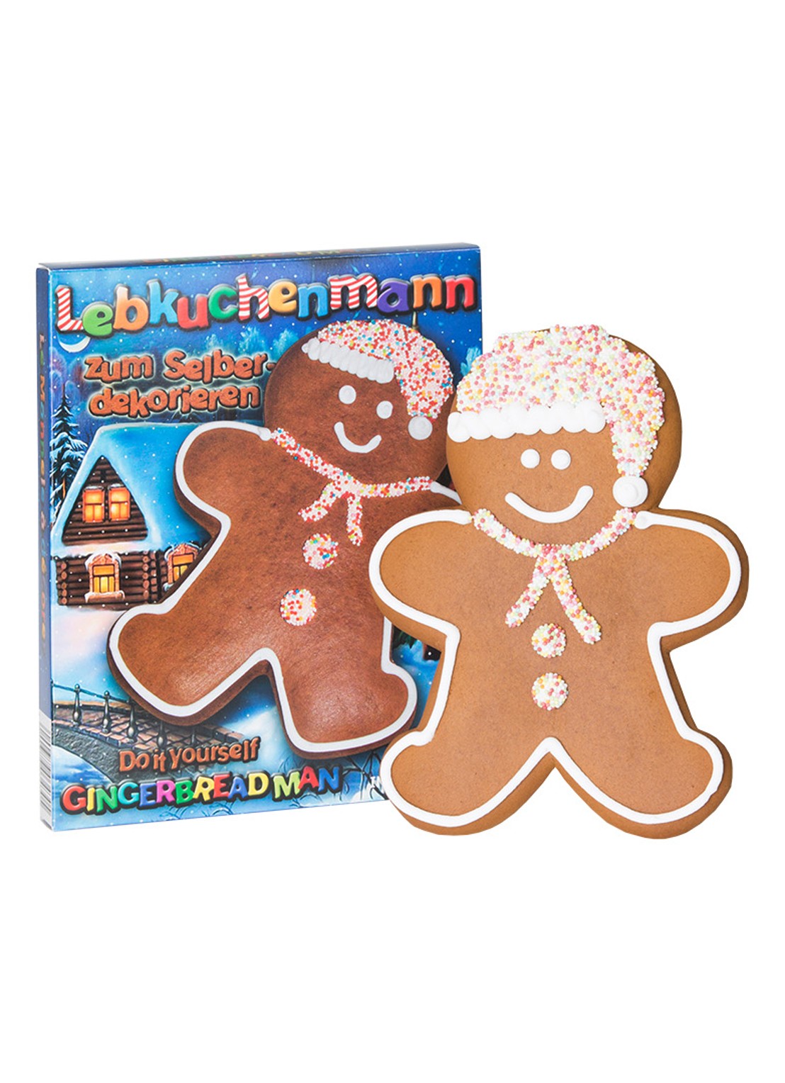 Pertzborn Do It Yourself gingerbread man 120 gram - voorkant undefined