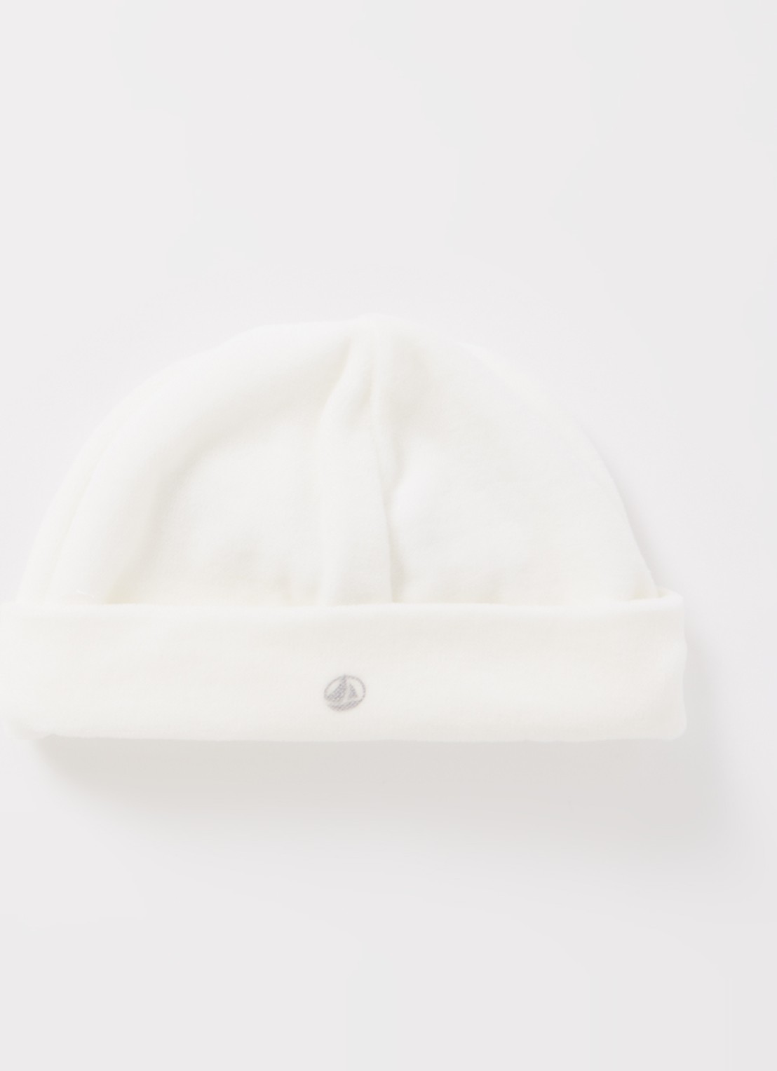 Petit Bateau Babymuts van katoen  - voorkant gebroken wit