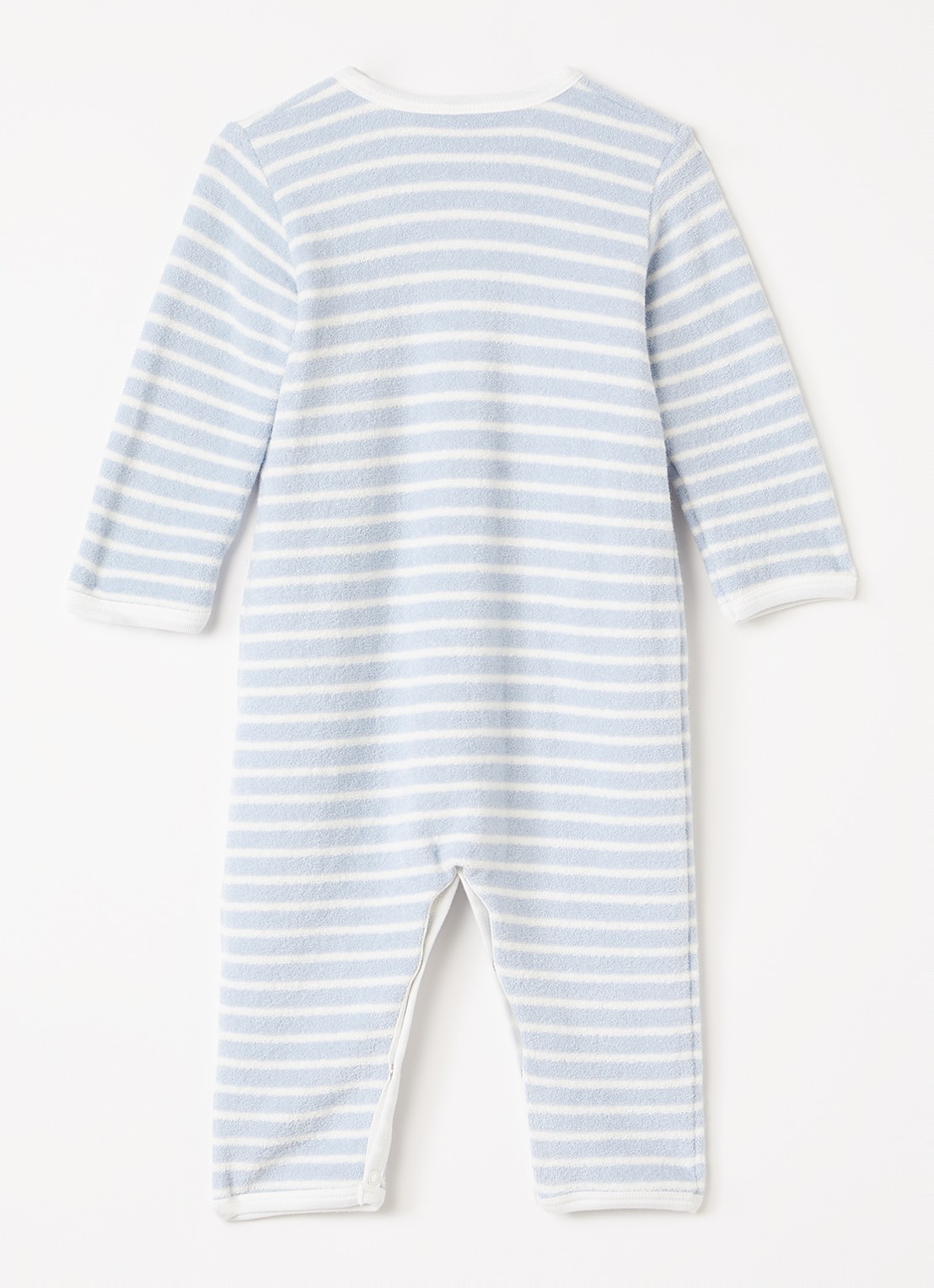 Petit Bateau Babypak met streepprint - voorkant 2 blauw