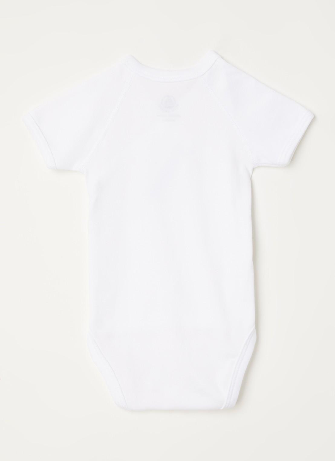 Petit Bateau Romper van katoen in 2-pack - voorkant 2 wit