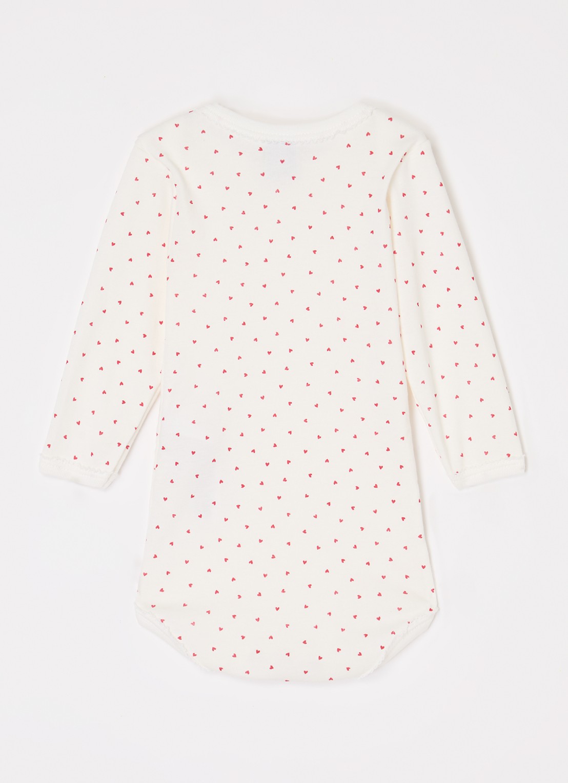 Petit Bateau Romper van  katoen in 3-pack - voorkant 2 gebroken wit