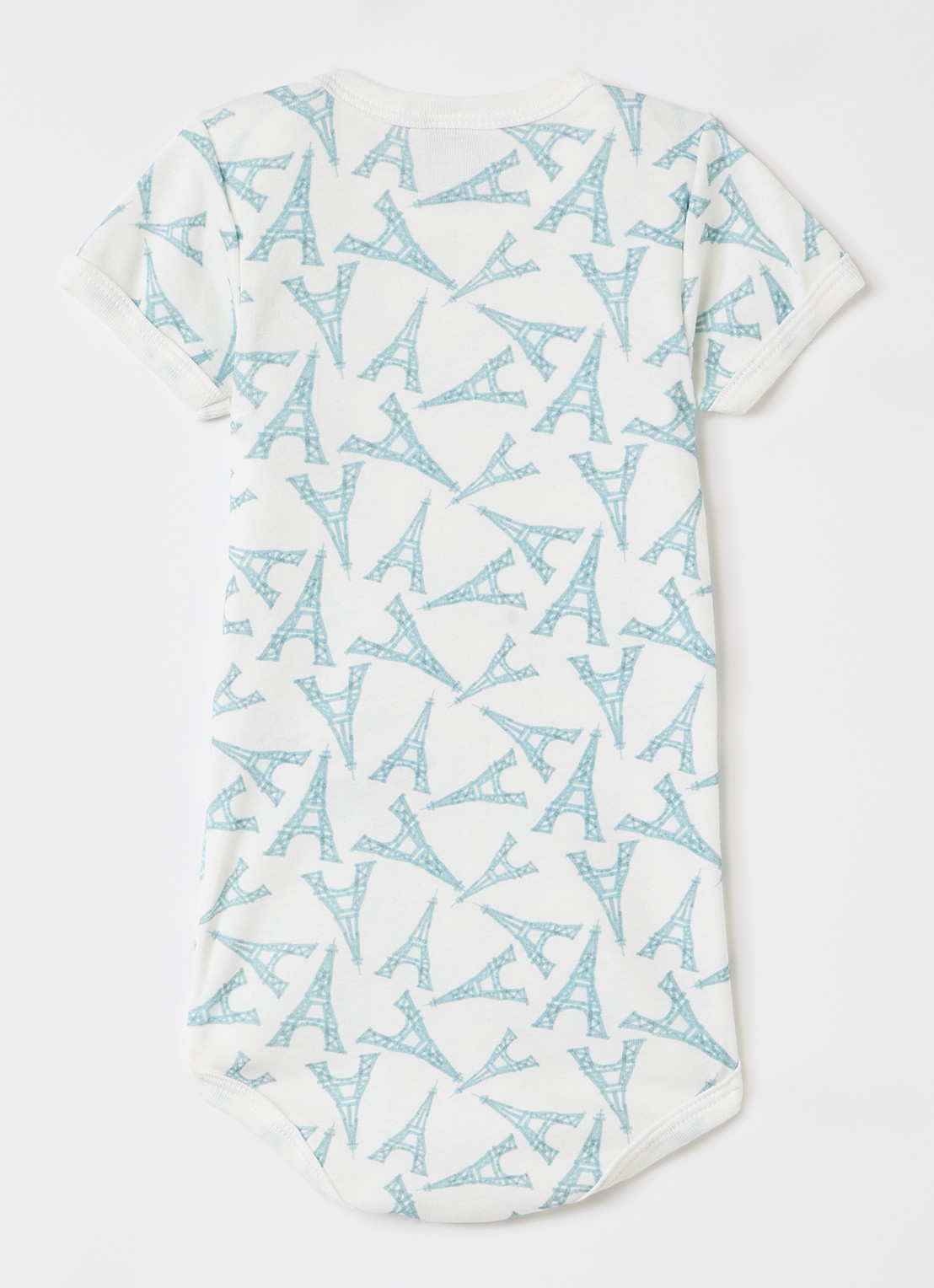 Petit Bateau Romper van katoen in 3-pack - voorkant 2 blauw
