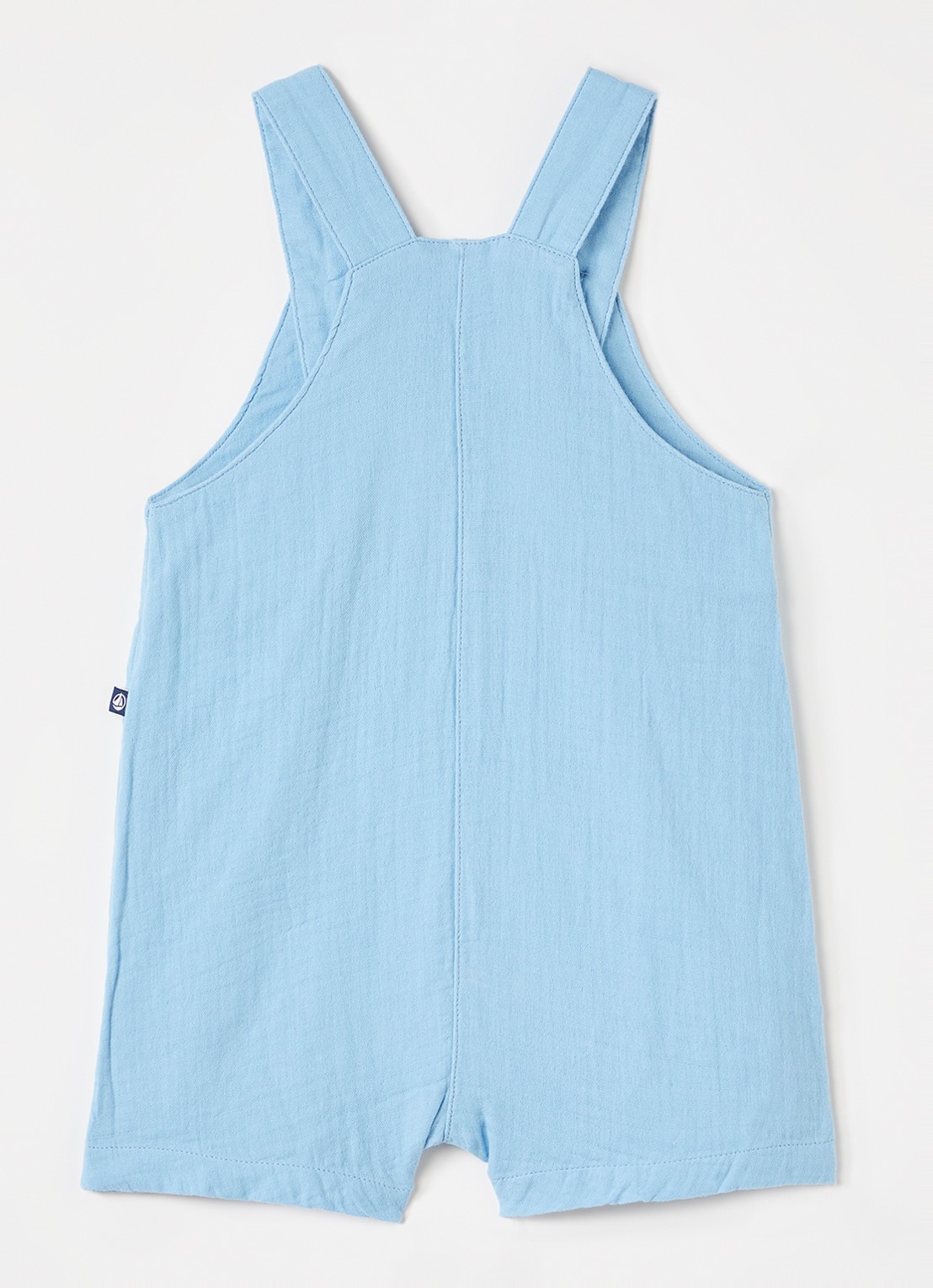 Petit Bateau Straight fit playsuit - voorkant 2 blauw