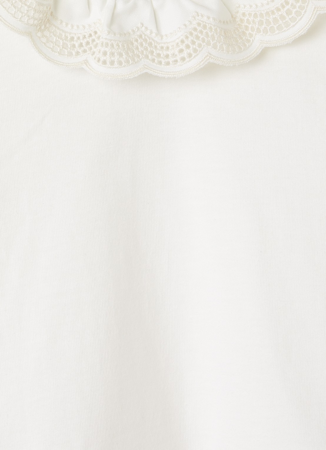 Petit Bateau T-shirt met kraag - detail 3 beige
