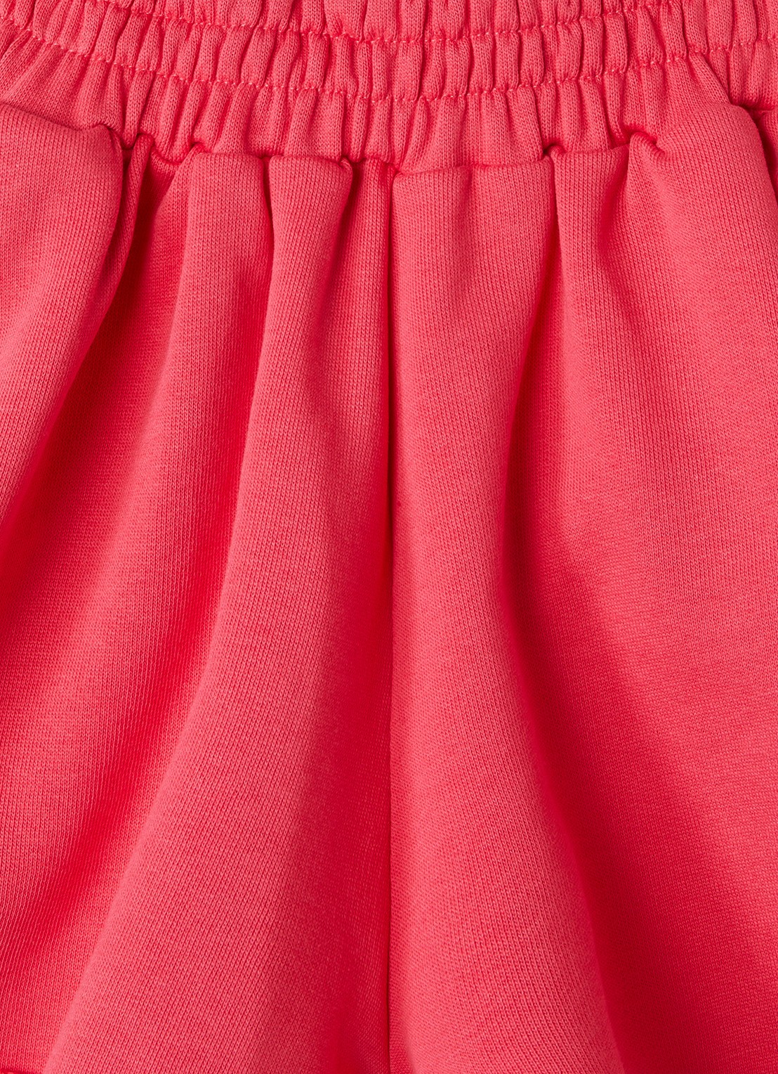 Petit Blush Loose fit korte joggingbroek met steekzakken - detail 3 kersenrood
