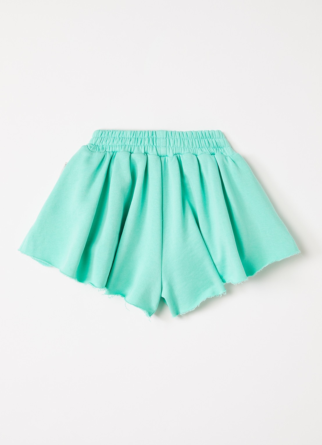 Petit Blush Loose fit korte joggingbroek met steekzakken - achterkant mint