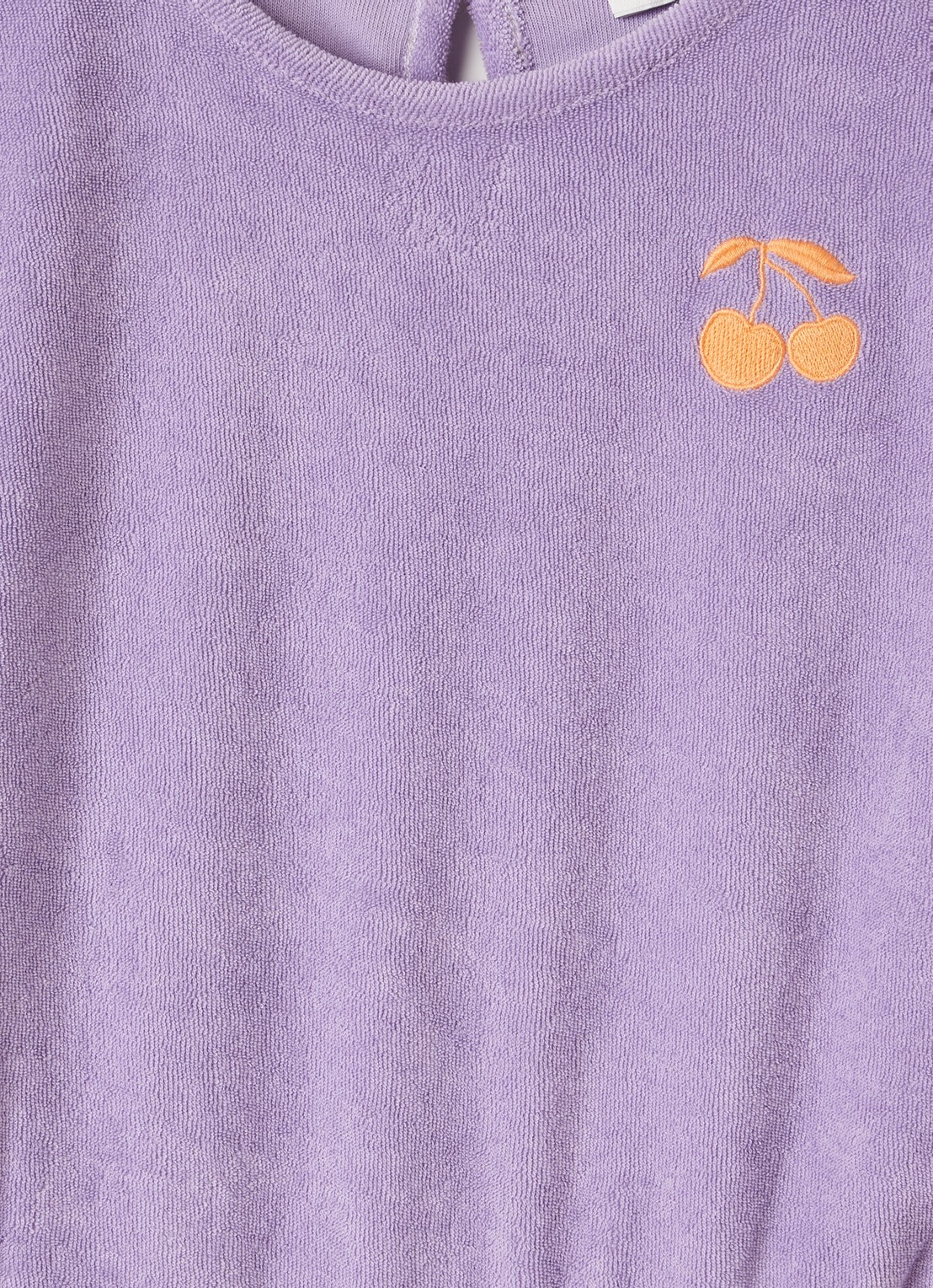 Petit Blush Playsuit van badstof - detail 4 lila