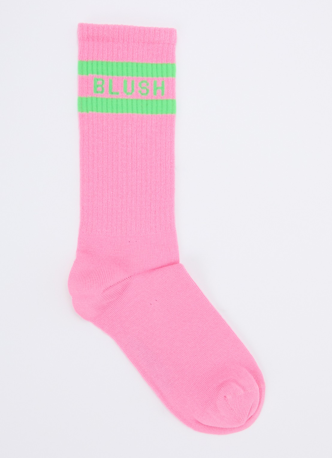 Petit Blush Sport sokken in katoenblend met logo  - voorkant roze