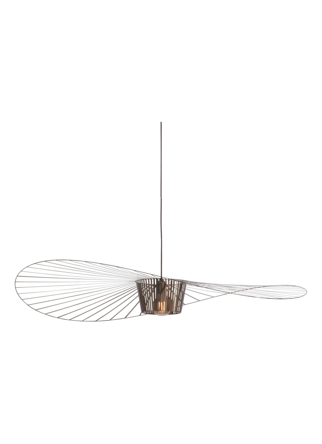Petite Friture Vertigo hanglamp Ø 140 cm - voorkant bruin