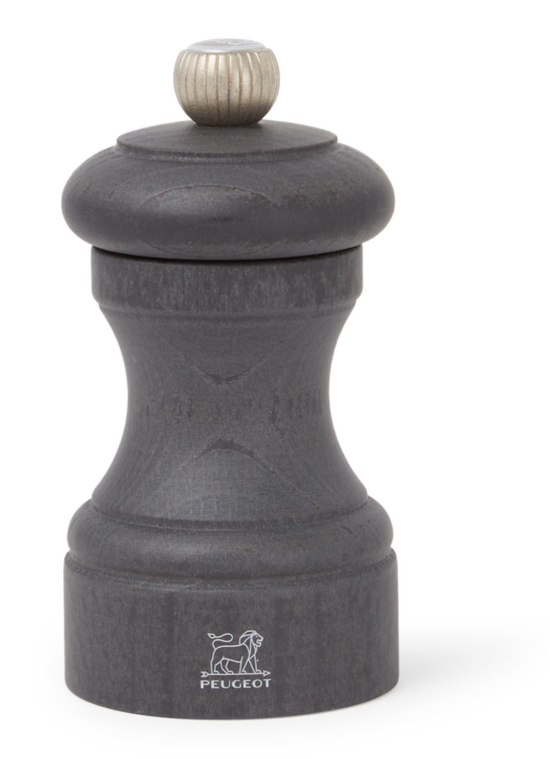 Peugeot Bistro zoutmolen 10 cm - voorkant 2 zwart
