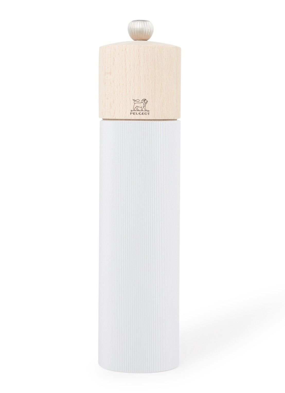 Peugeot Line zoutmolen 22 cm - voorkant zilver