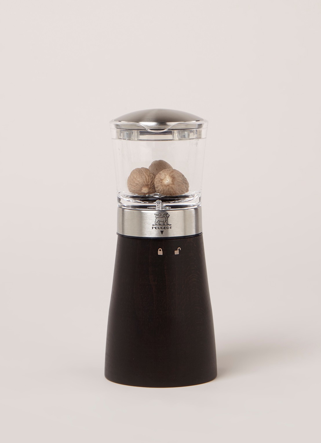 Peugeot Madras nootmuskaatmolen 15 cm - voorkant 2 zwart