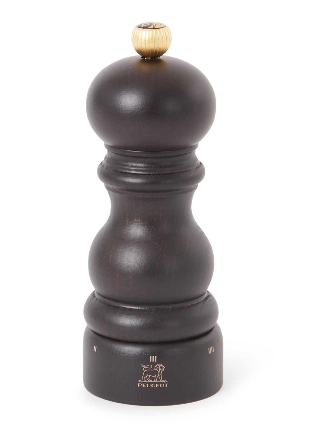 Peugeot Paris pepermolen 15 cm - voorkant donkerbruin