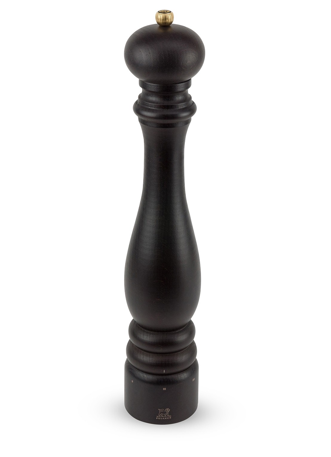 Peugeot Paris pepermolen 40 cm - voorkant 2 donkerbruin