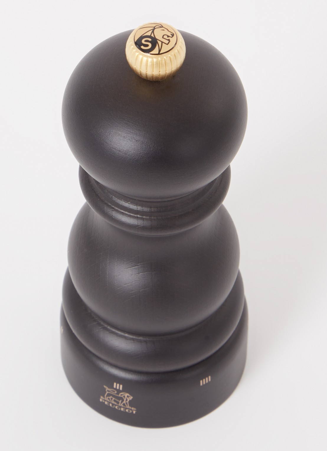 Peugeot Paris zoutmolen 15 cm - voorkant 2 zwart