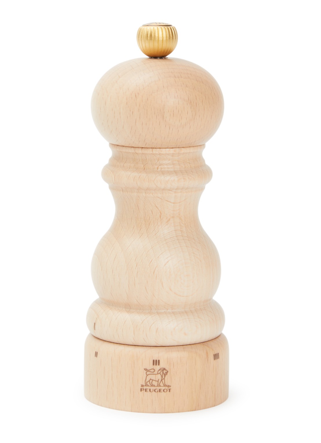 Peugeot Paris zoutmolen 15 cm - voorkant beige