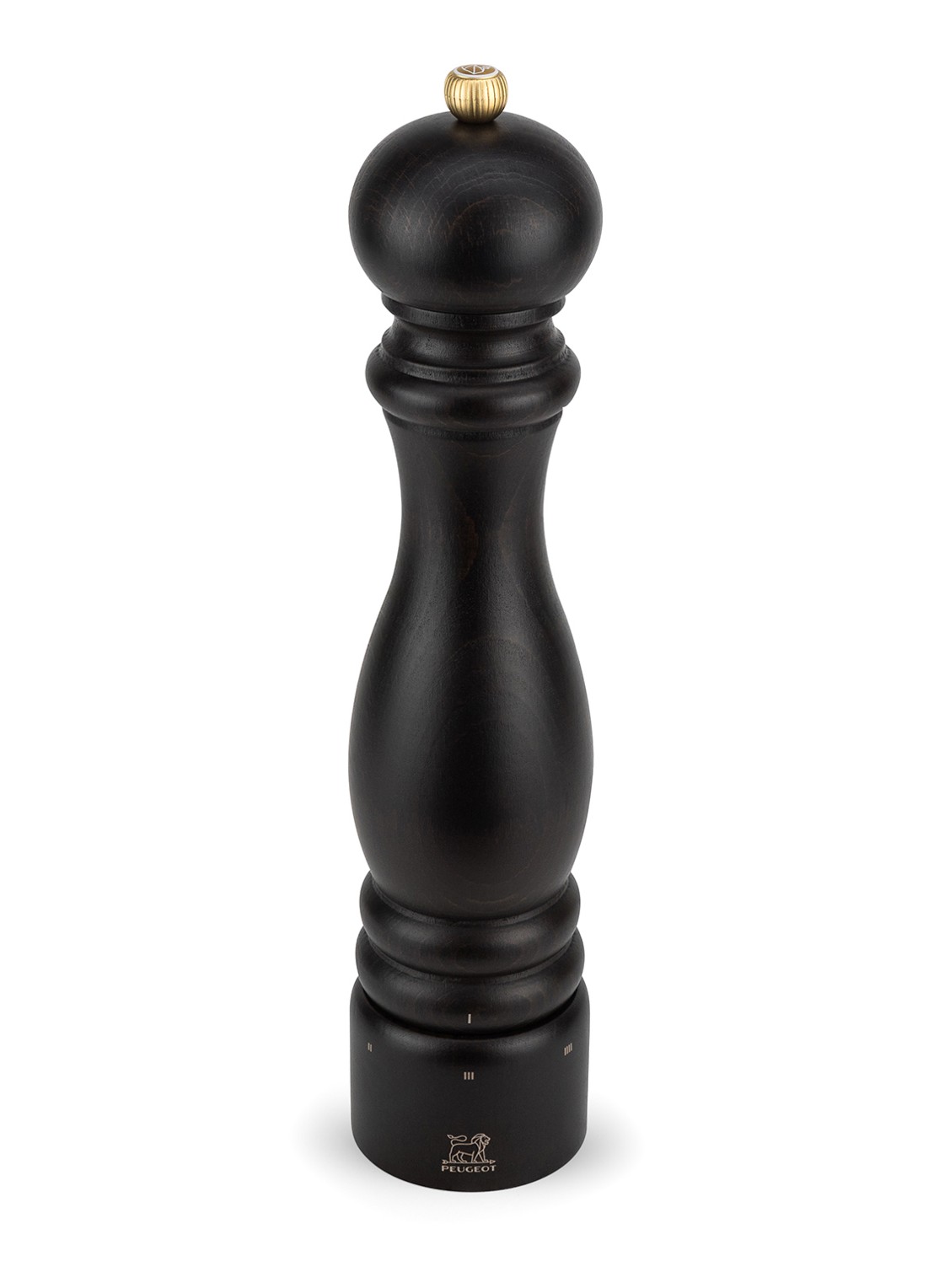 Peugeot Paris zoutmolen 30 cm - voorkant chocoladebruin