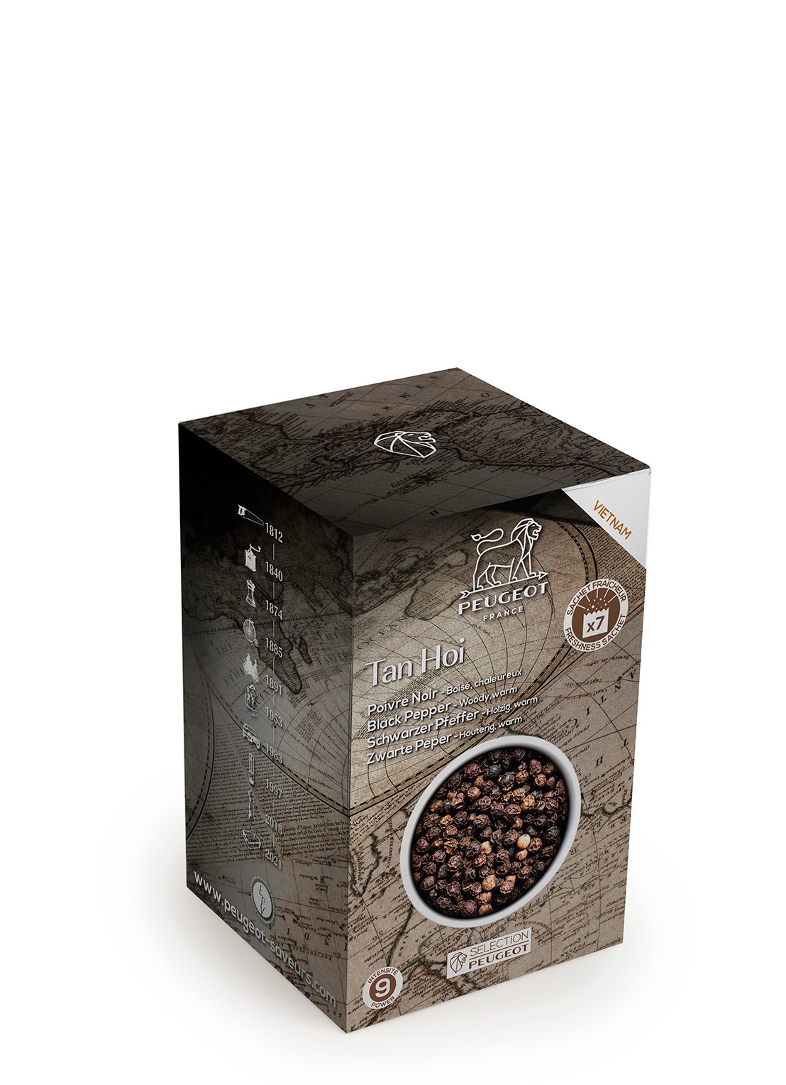 Peugeot Tan Hoi zwarte peper 140 gram - voorkant 2 undefined