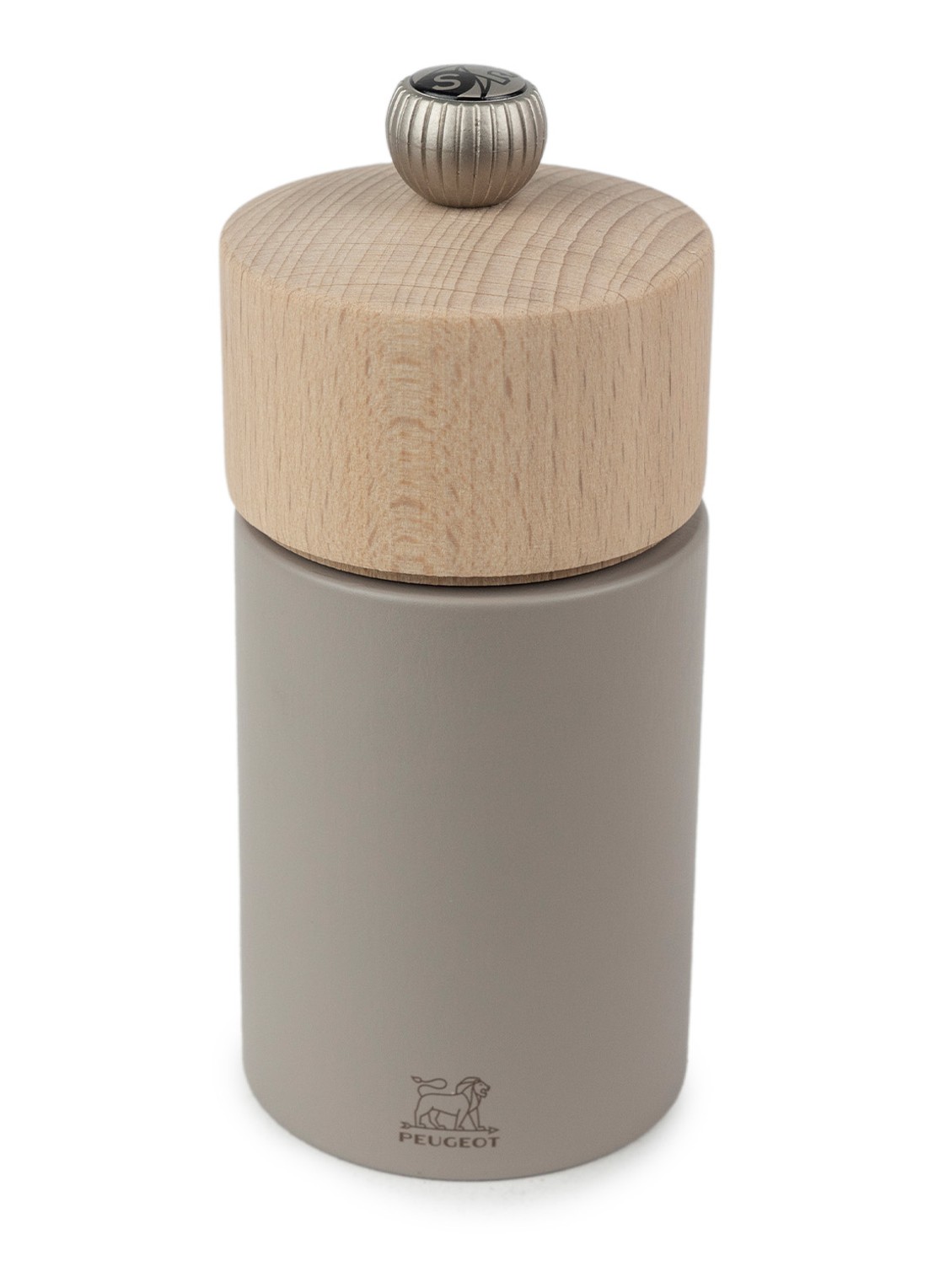 Peugeot Zoutmolen 12 cm - voorkant lichtgrijs