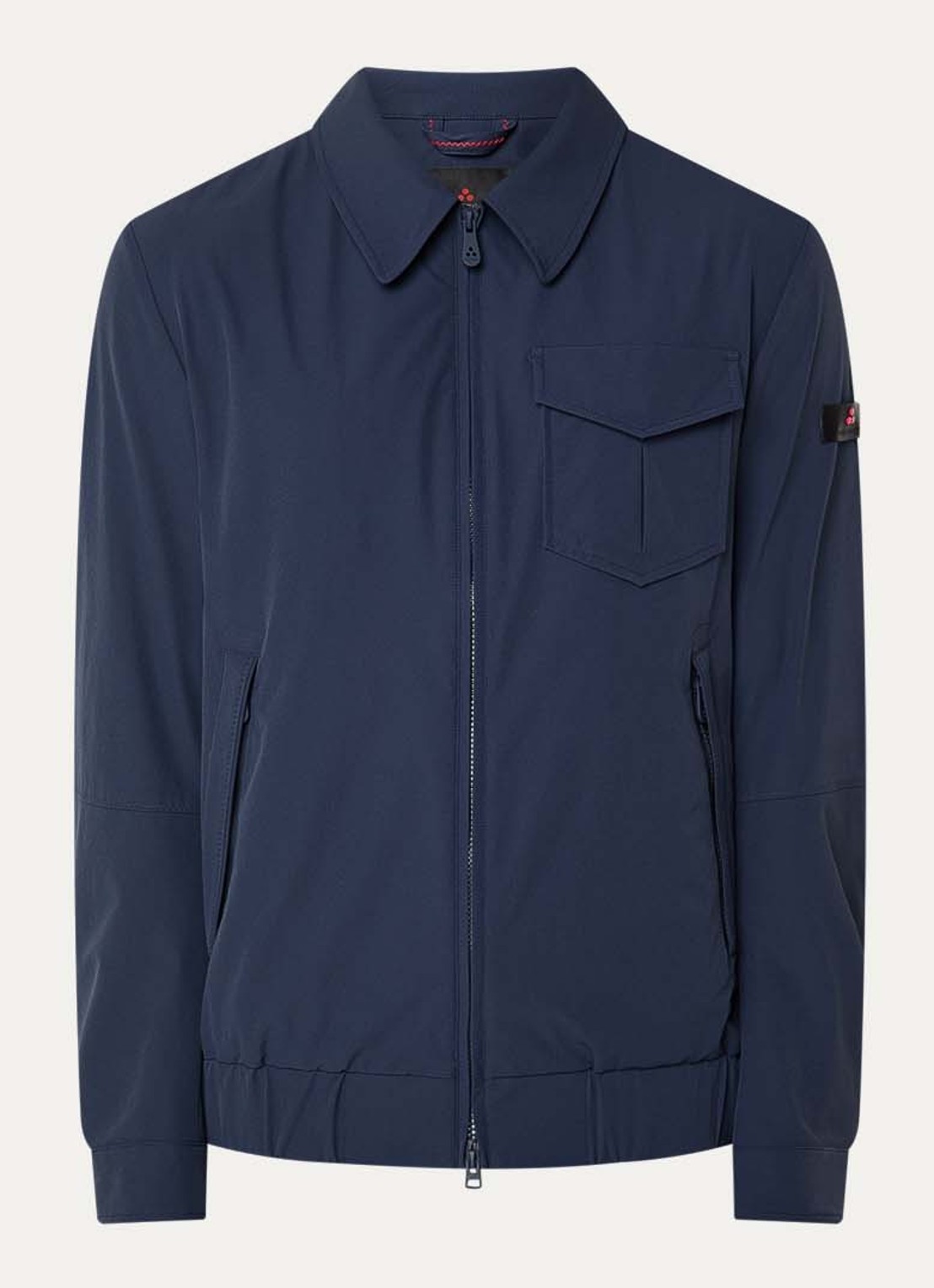 Peuterey Jack met steekzakken - voorkant 2 donkerblauw