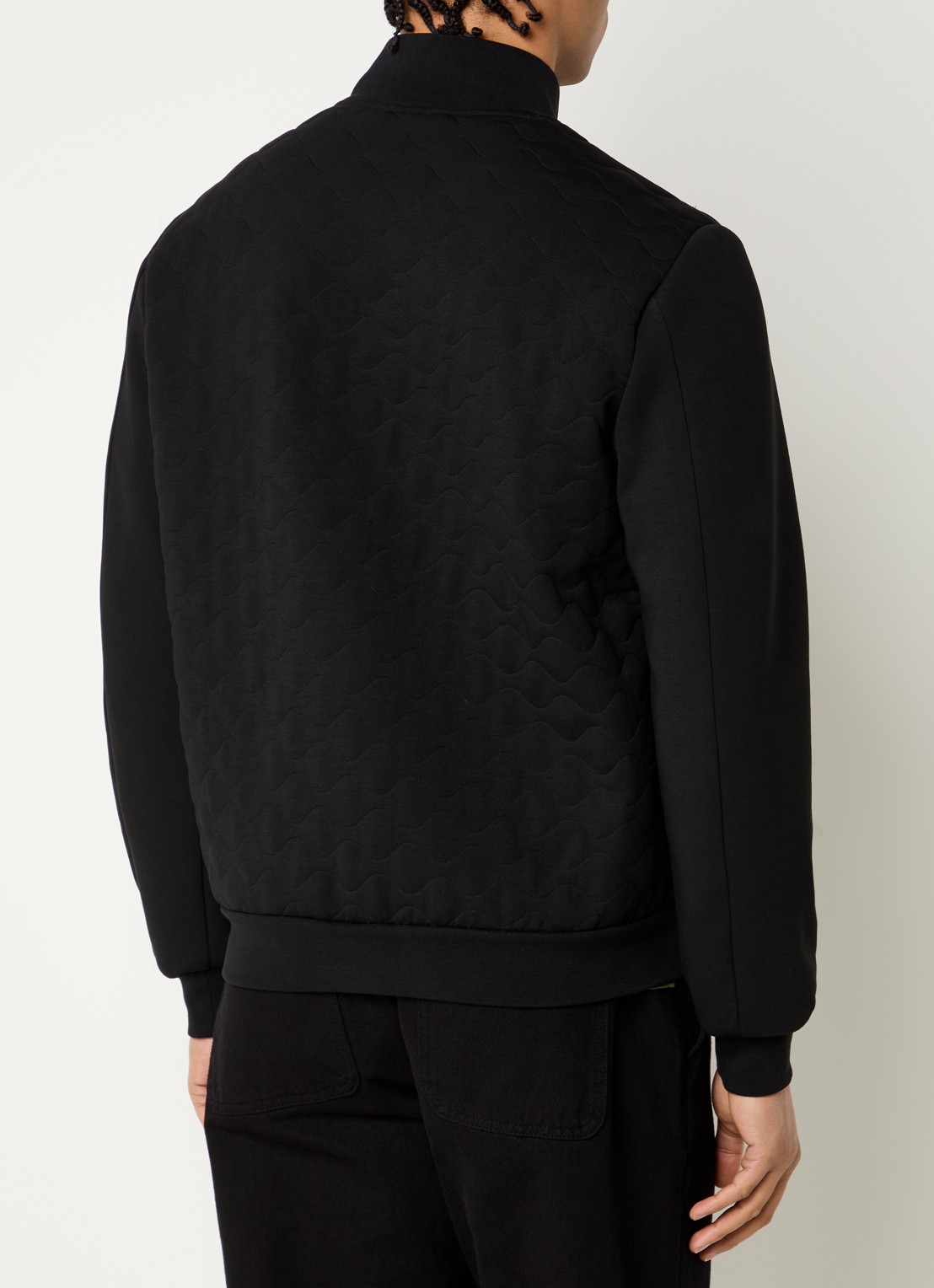 Peuterey Kyarr jack met quilt patroon - achterkant 3 zwart