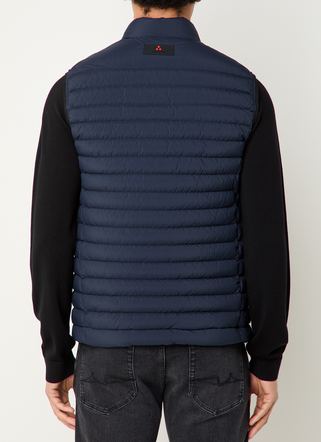 Peuterey Moise gewatteerde bodywarmer met donsvulling - achterkant 3 donkerblauw