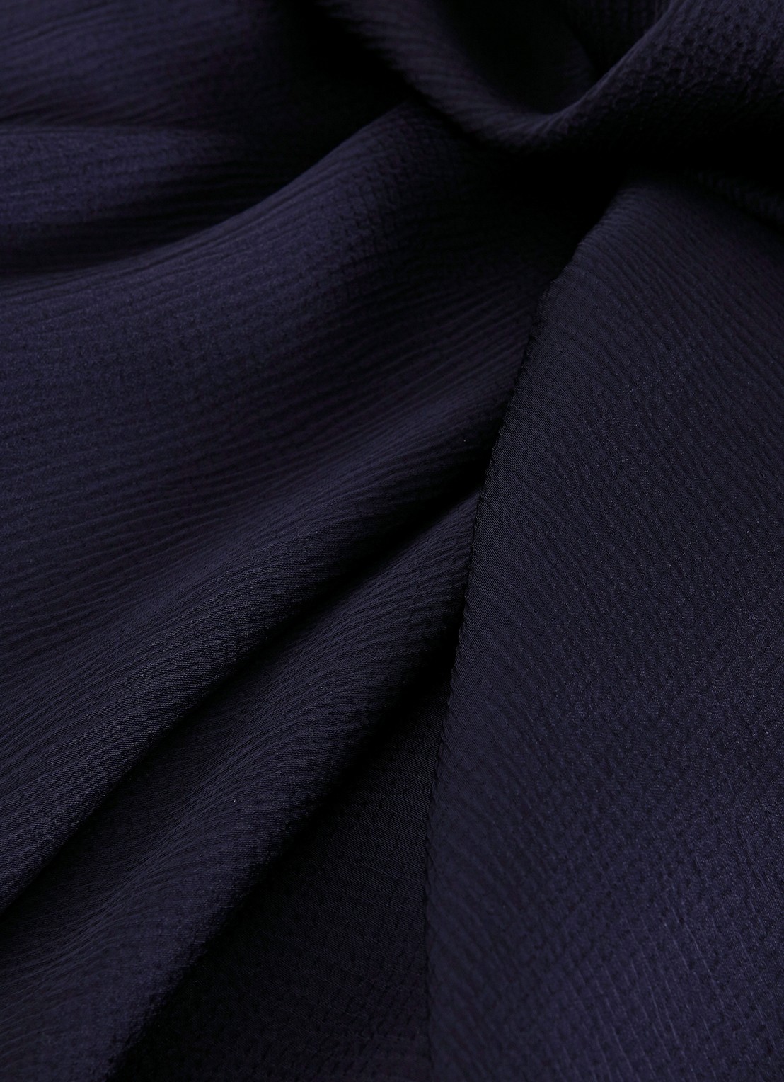 Phase Eight Abbie midi jurk met strikceintuur pofmouwen - detail 7 donkerblauw