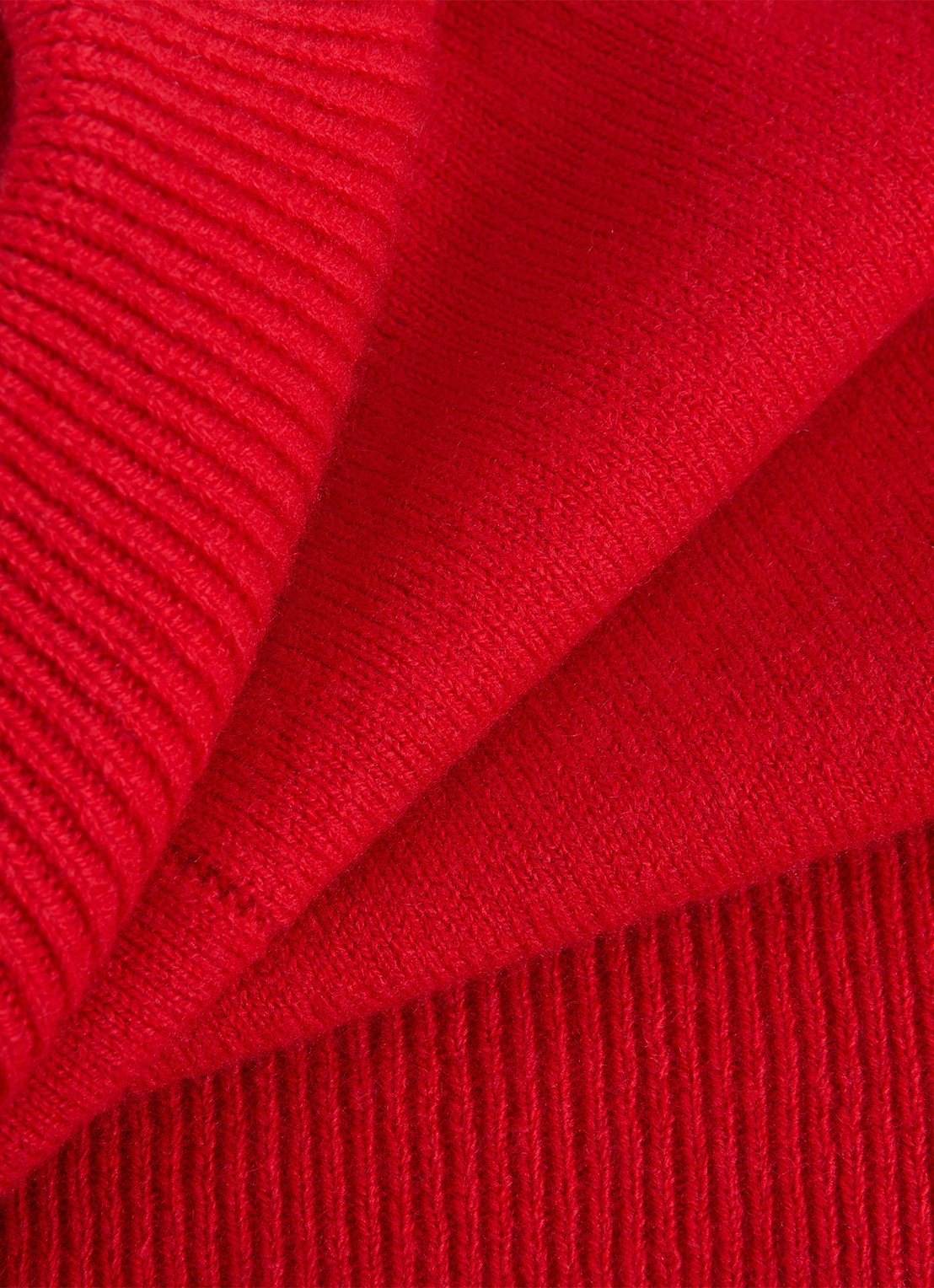 Phase Eight Alice fijngebreide trui in kasjmierblend - detail 5 rood
