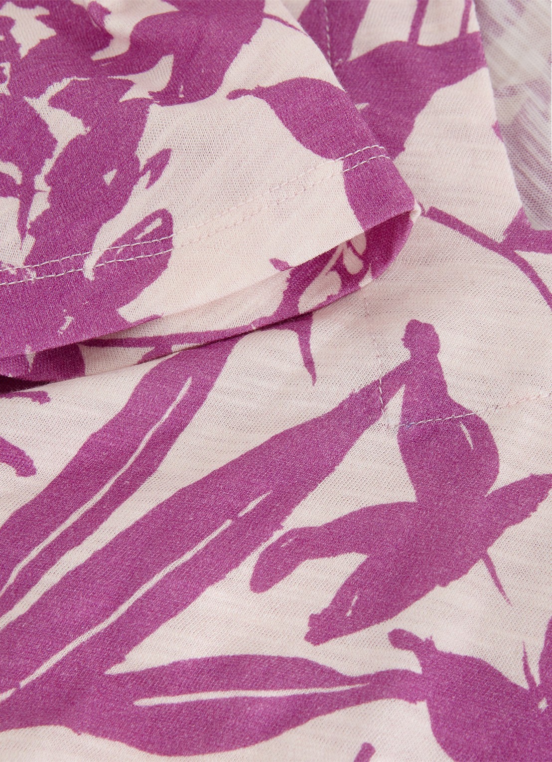 Phase Eight Alice T-shirt met bloemenprint - detail 5 paars