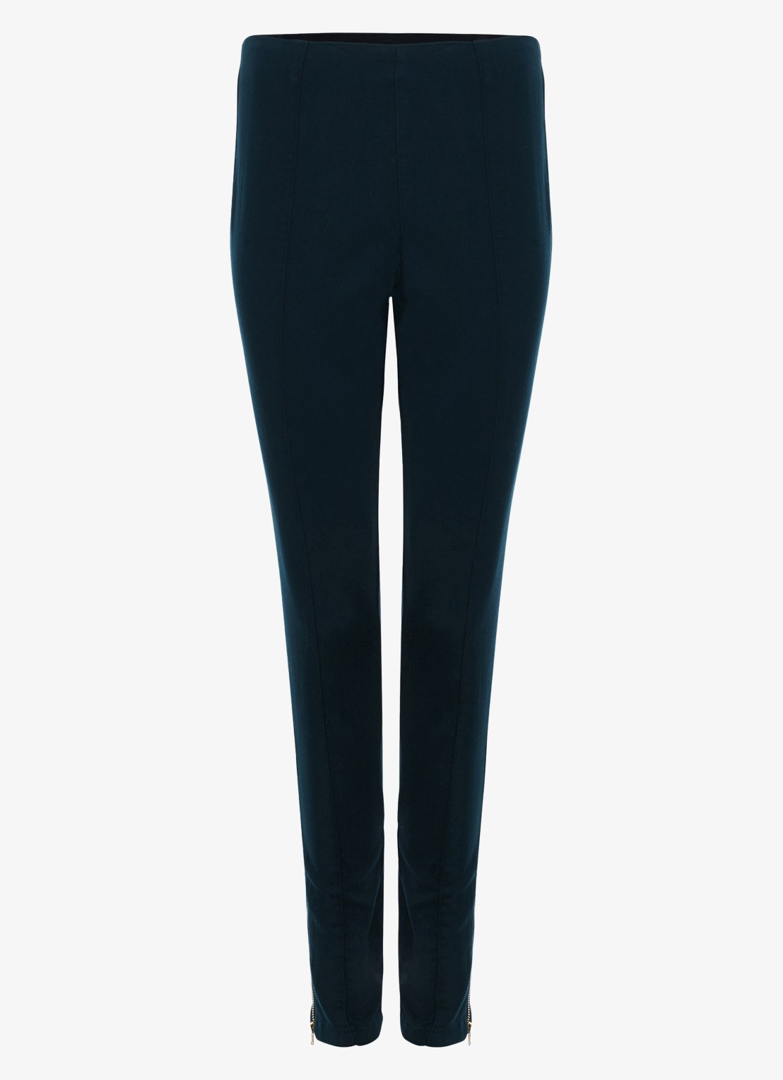 Phase Eight Amina high waist cropped skinny fit broek - voorkant groen