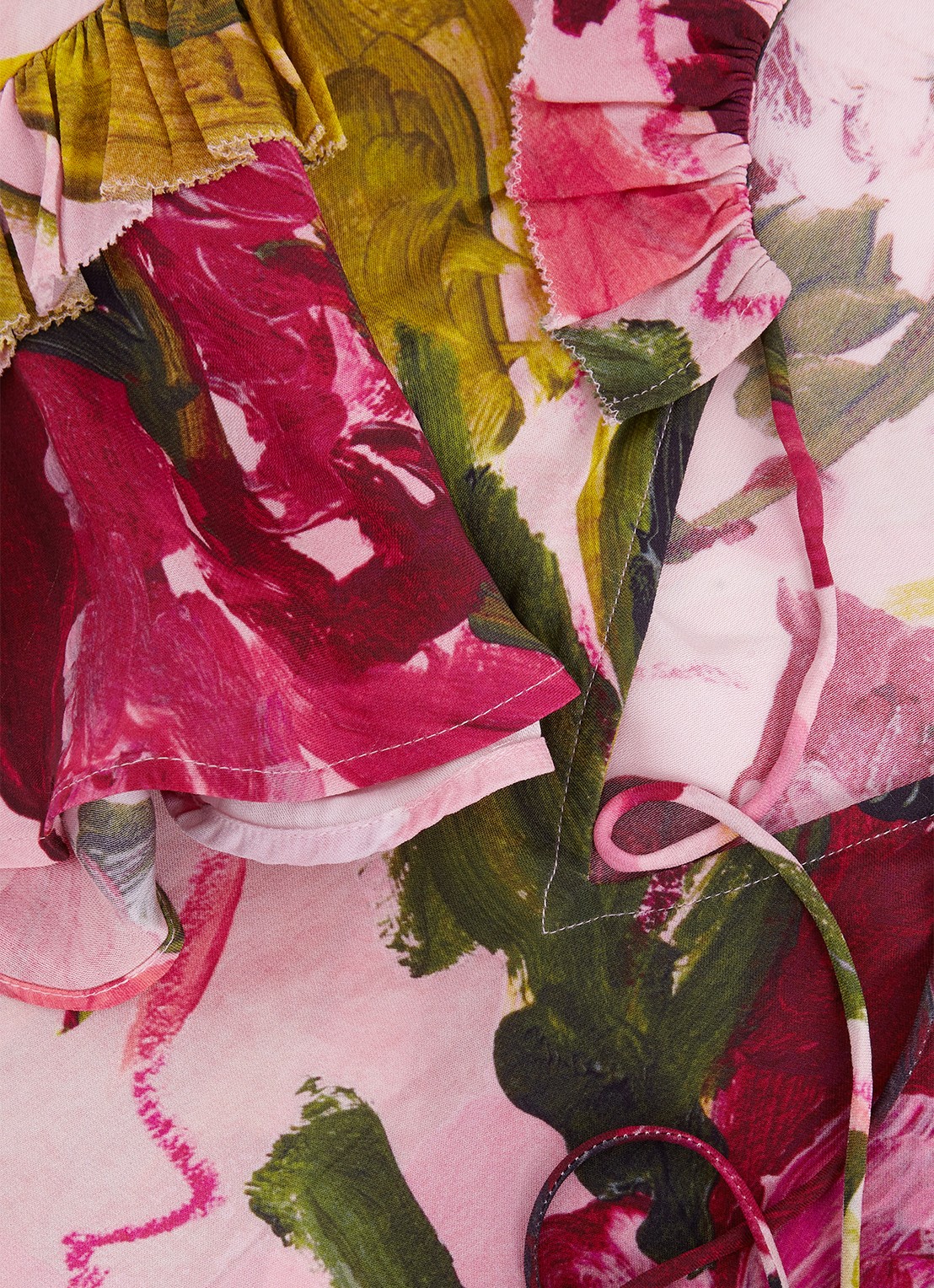 Phase Eight Andi blouse met bloemenprint - detail 4 roze