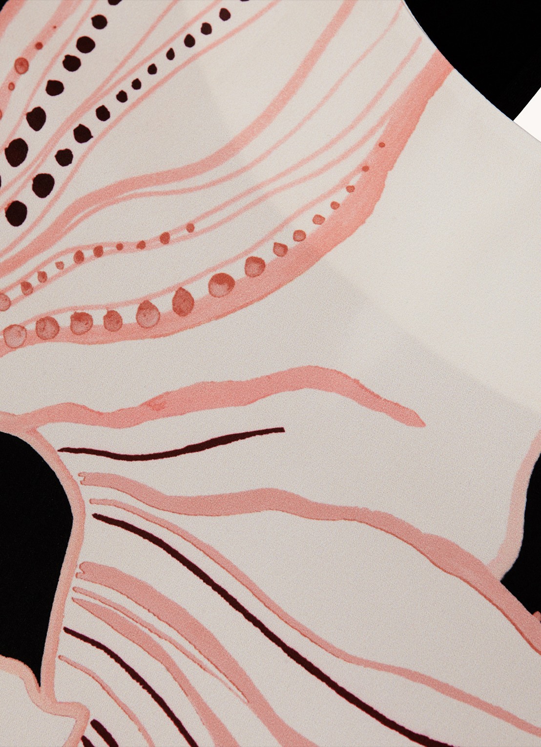 Phase Eight Antonia top met bloemenprint - detail 4 zwart