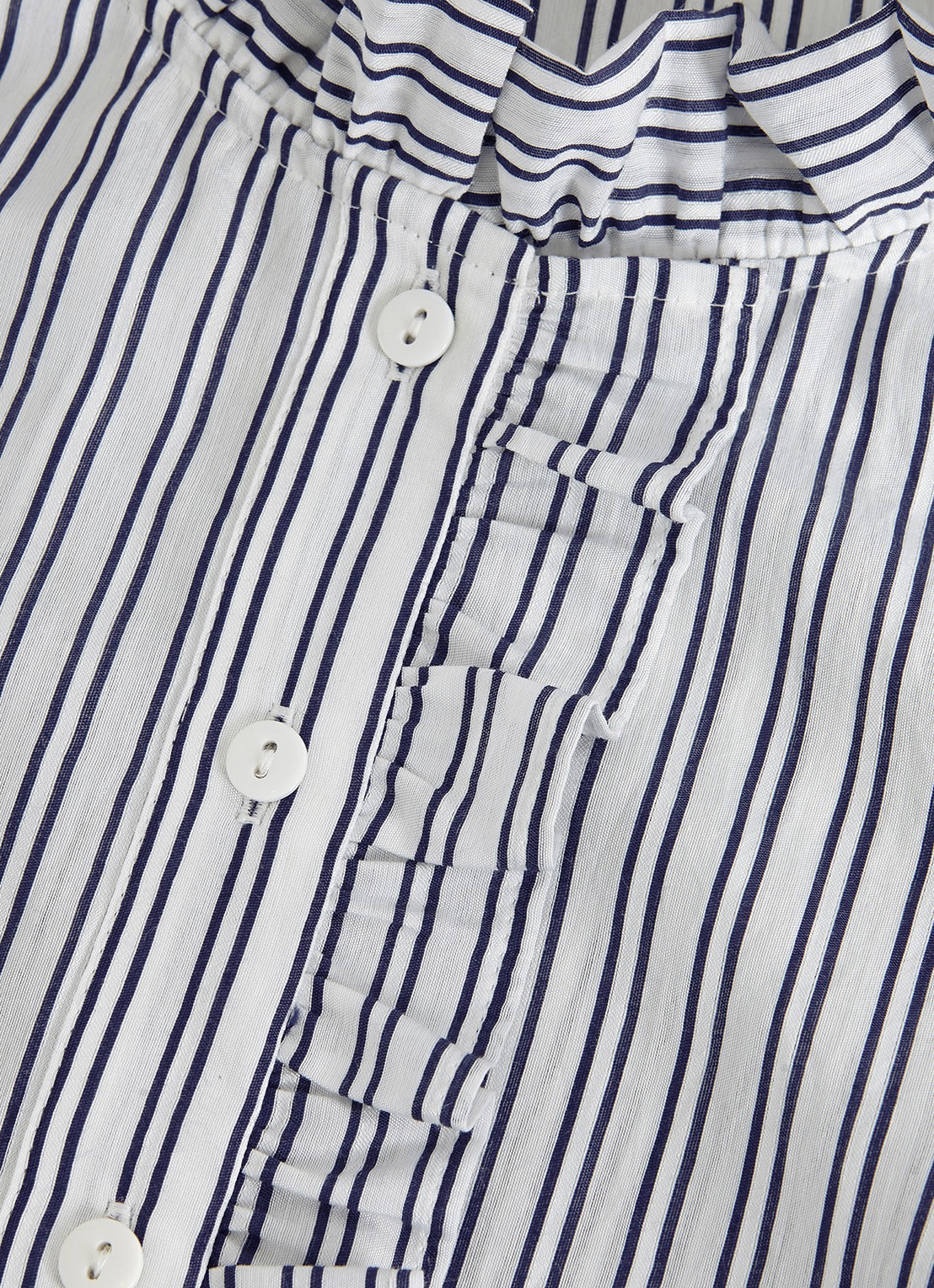 Phase Eight Ariana top met streepprint - detail 8 donkerblauw