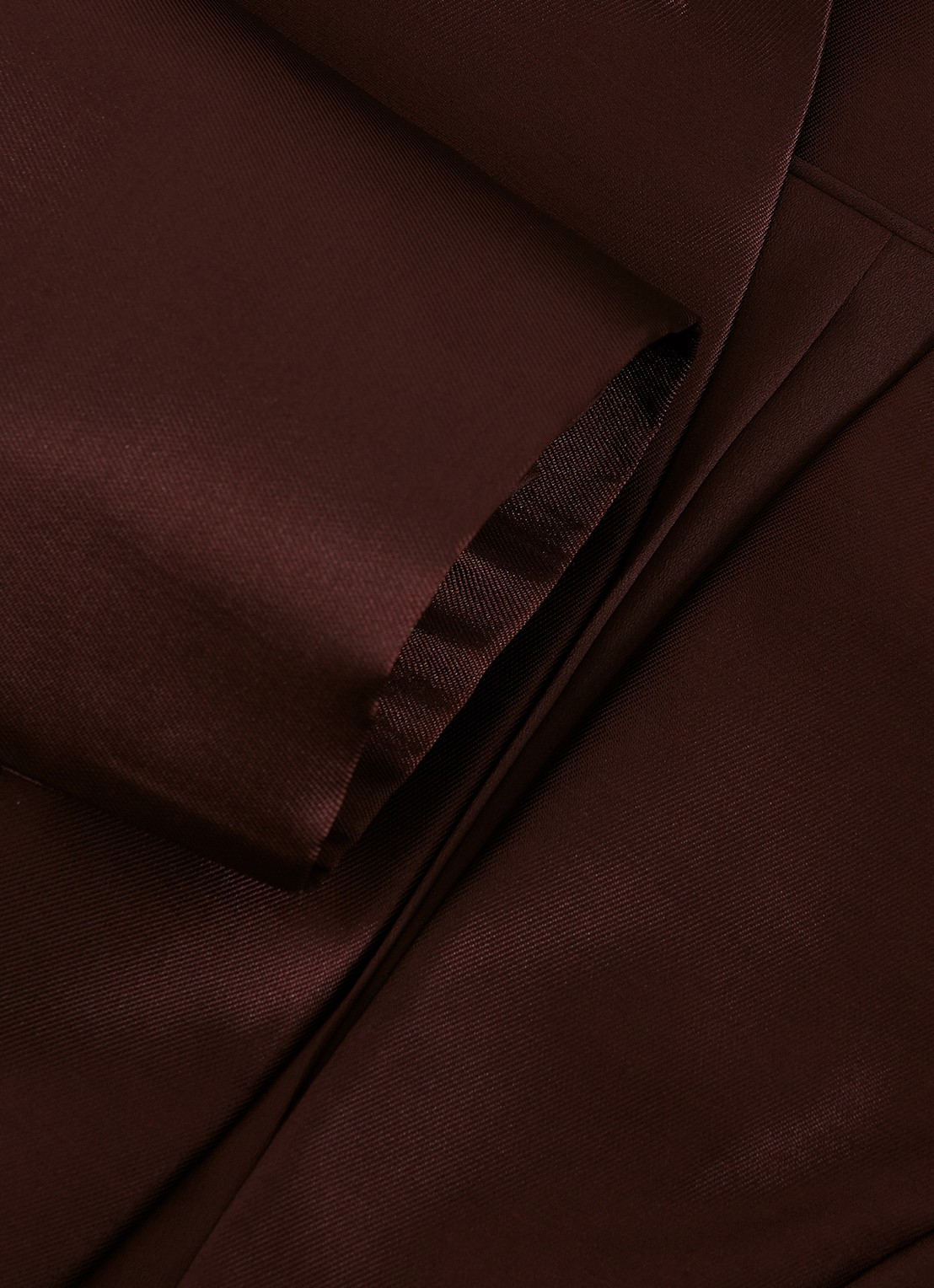 Phase Eight Ariel bolero van satijn - detail 7 donkerbruin