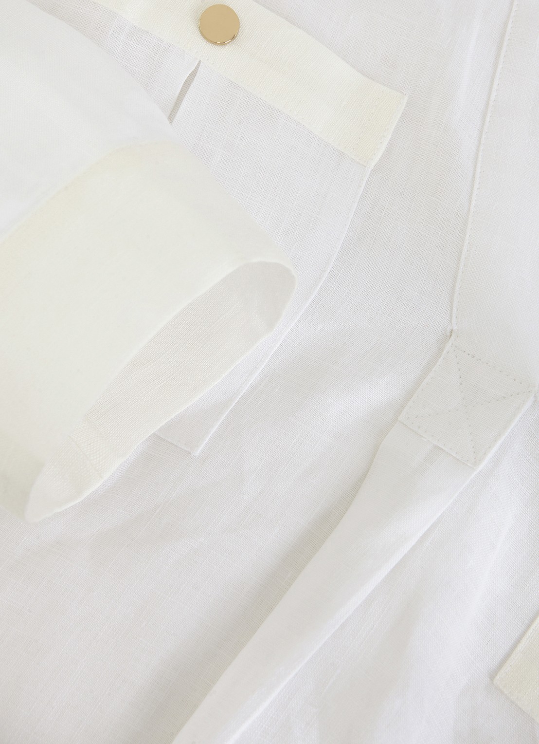 Phase Eight Arla tuniek van linnen - detail 8 wit