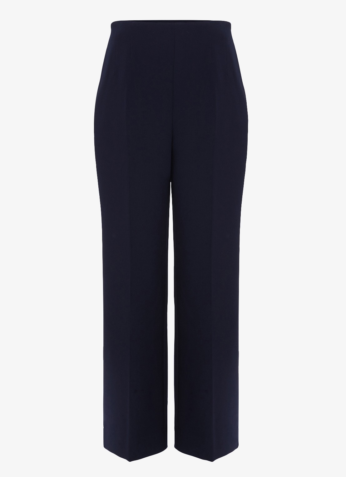 Phase Eight Aubrie high waist loose fit pantalon met steekzakken - voorkant donkerblauw