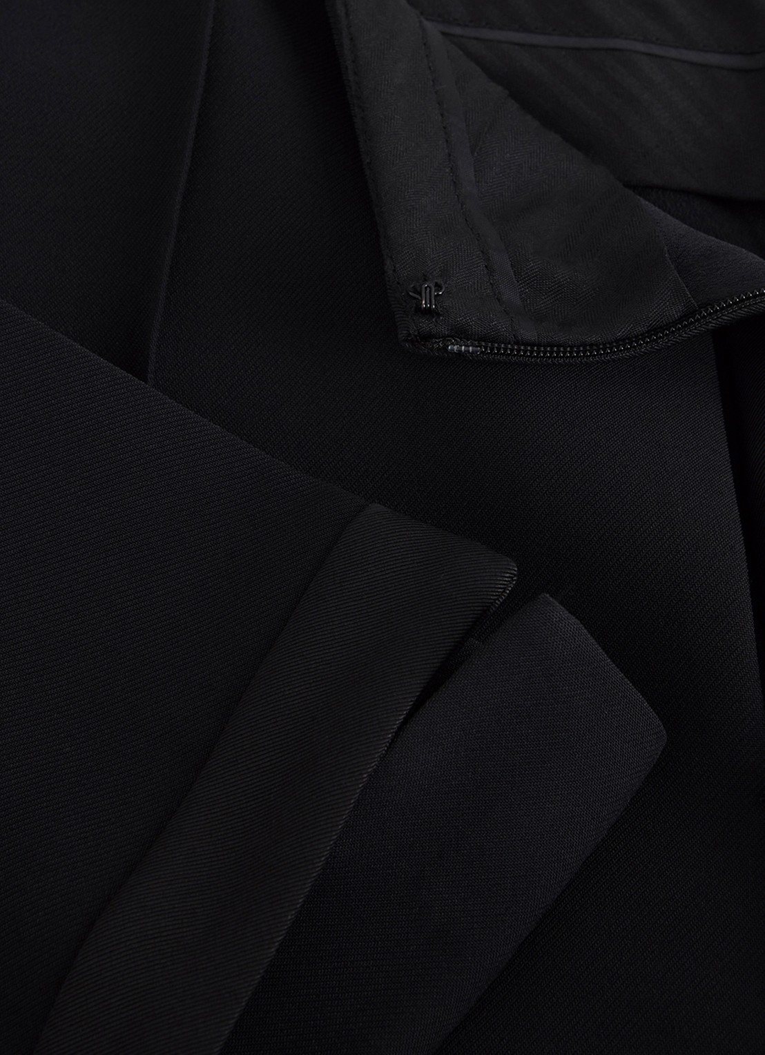 Phase Eight Aubrielle cropped high waist wide fit culotte met steekzakken - detail 5 zwart