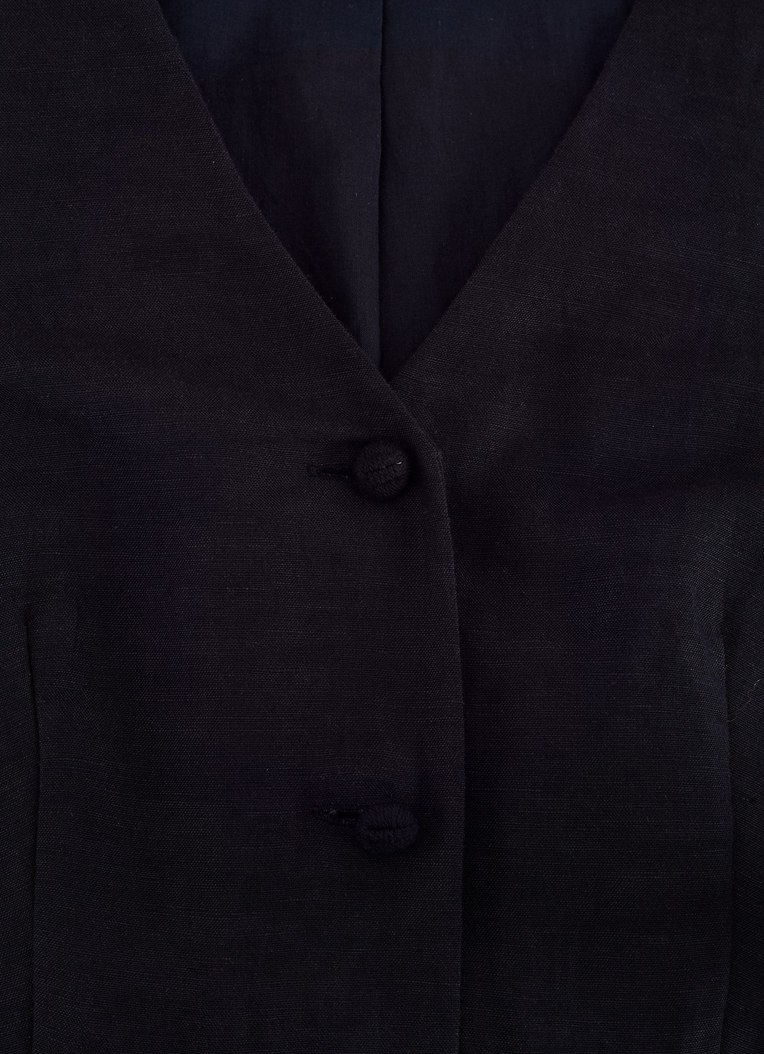 Phase Eight Audrey blouse in linnenblend - detail 5 donkerblauw