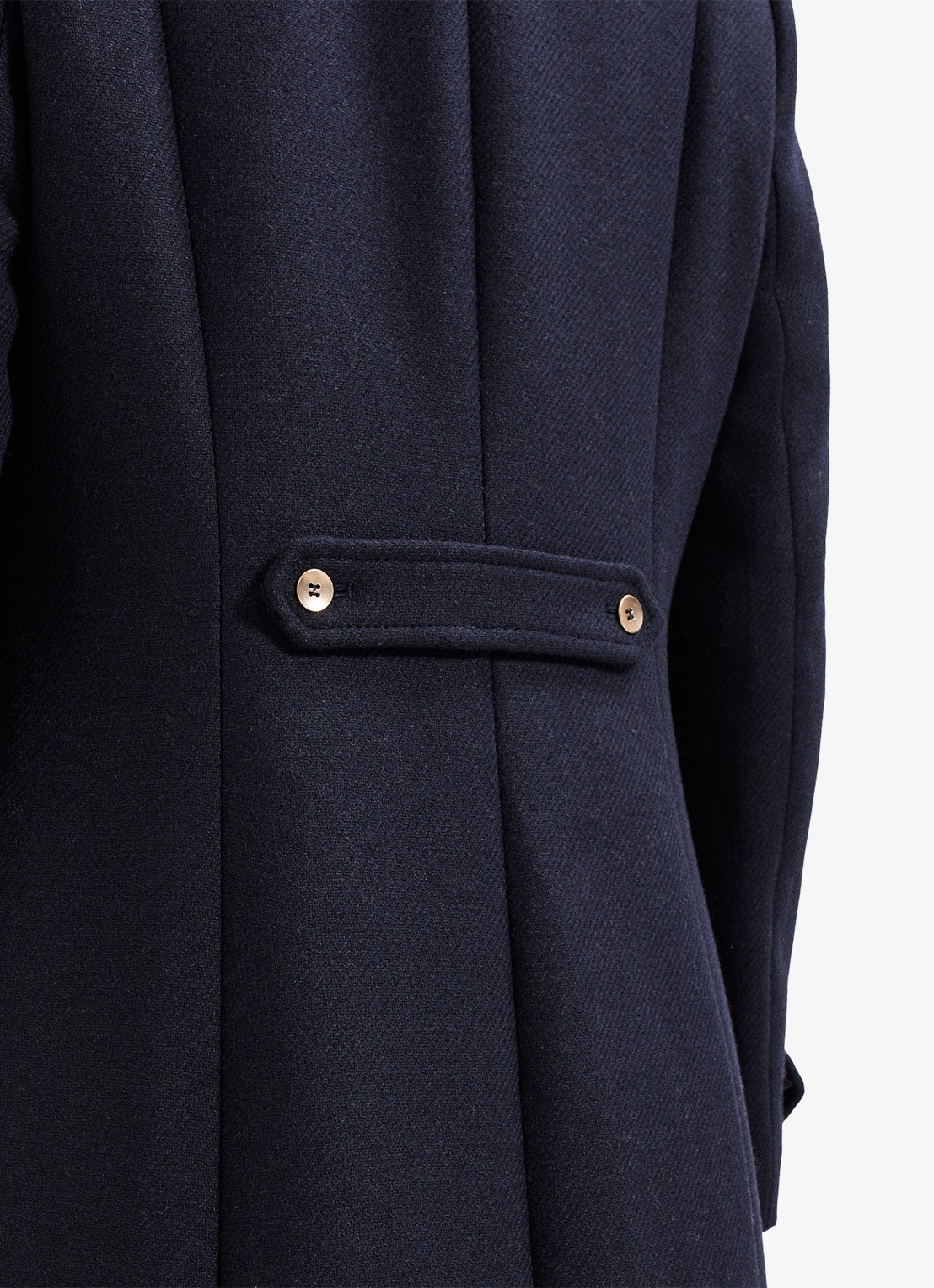 Phase Eight Aurelie mantel met klepzakken - detail 7 donkerblauw
